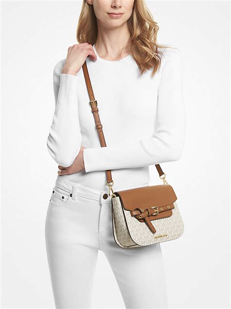 Emilia Small Logo Crossbody Bag .